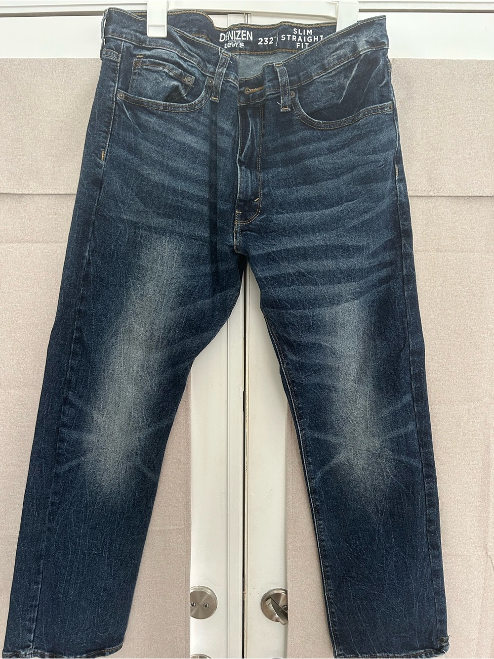 Denizen from Levi's Men's Slim Straight Dark Wash Jeans